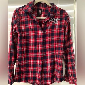 Ladies NE Patriots flannel shirt!